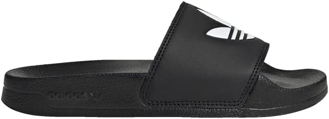 adidas Kids' Adilette Lite Sandals - Core Black/White - Size: 4