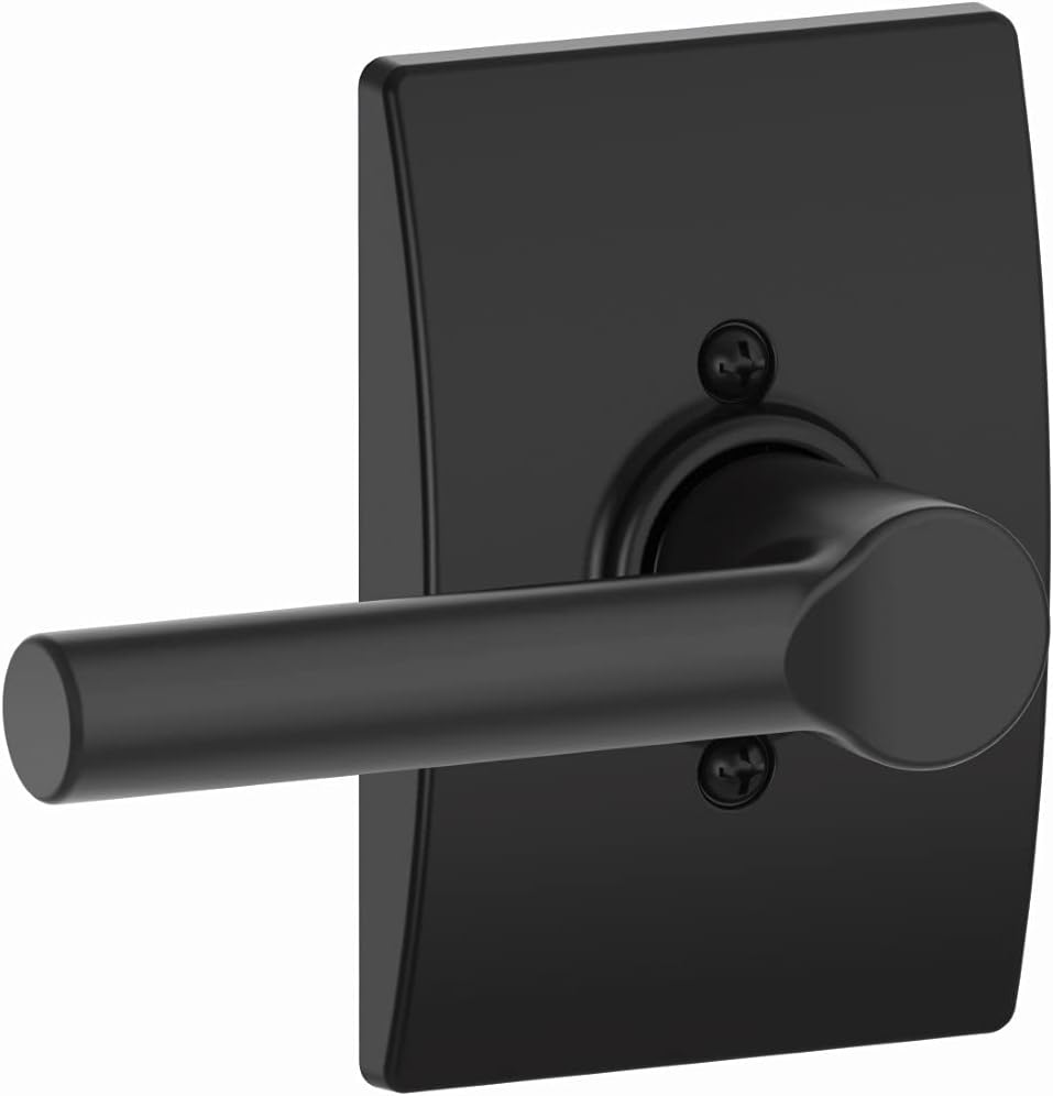 SCHLAGE F170 BRW 622 CEN Dummy Lock, Century, Matte Black