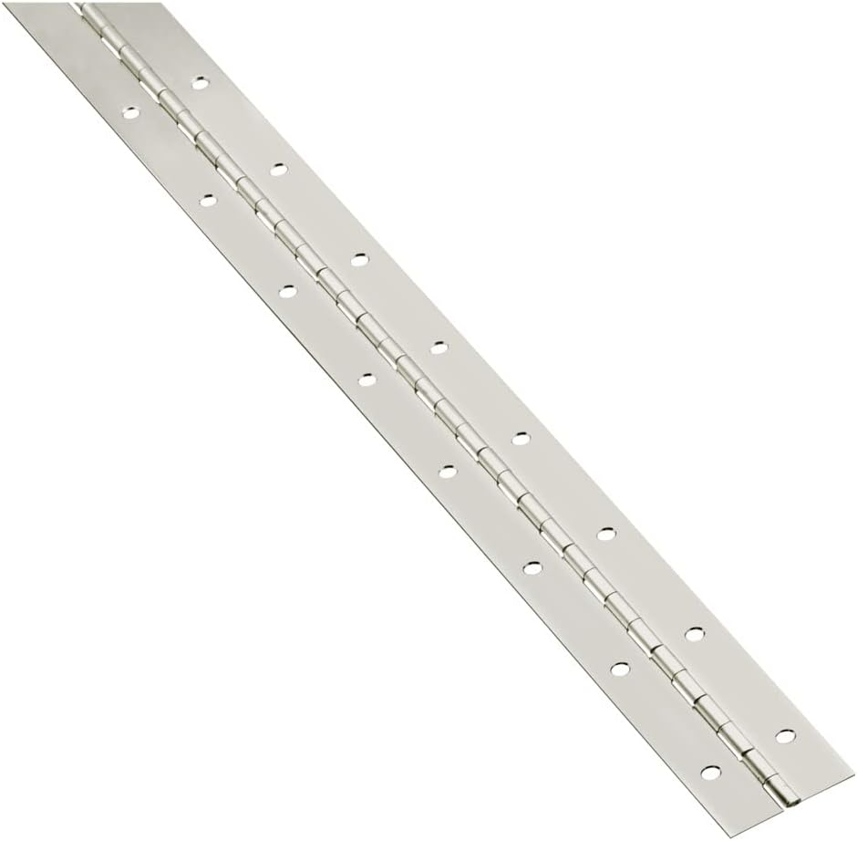 (1 PC) National Hardware N148-171 V570 Continuous Hinge in Nickel,1-1/2" x 30"