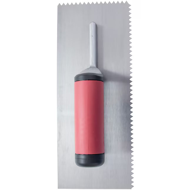 DRITAC TR-6 3/16"x3/16"x5/32" V Notch Wood and Resilient Flooring Trowel