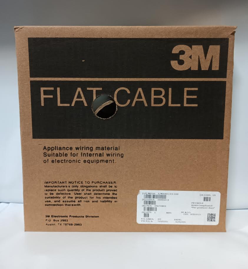 3M 3365/25-100 Round Conductor Flat Cable