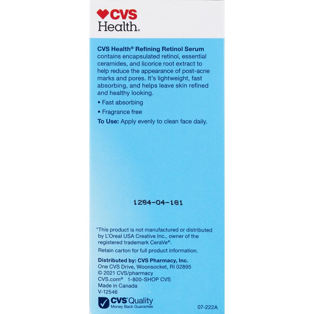 CVS Health Refining Retinol Serum | Encapsulated Retinol | 1 fl oz