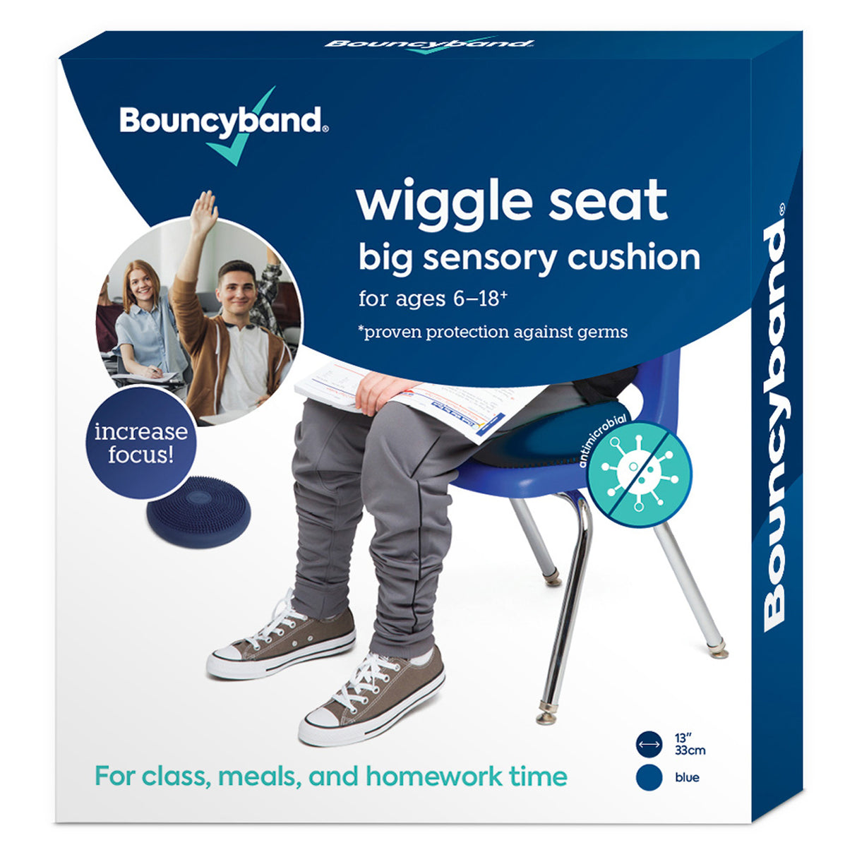 Wiggle Seat Sensory Chair Cushion - Antimicrobial