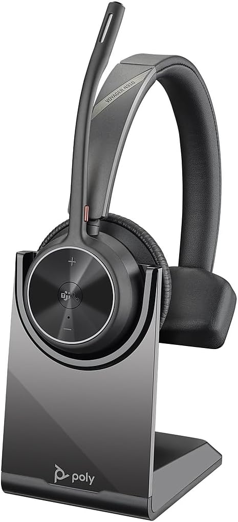 Poly - Voyager 4310 UC Wireless Headset + Charge Stand (Plantronics)