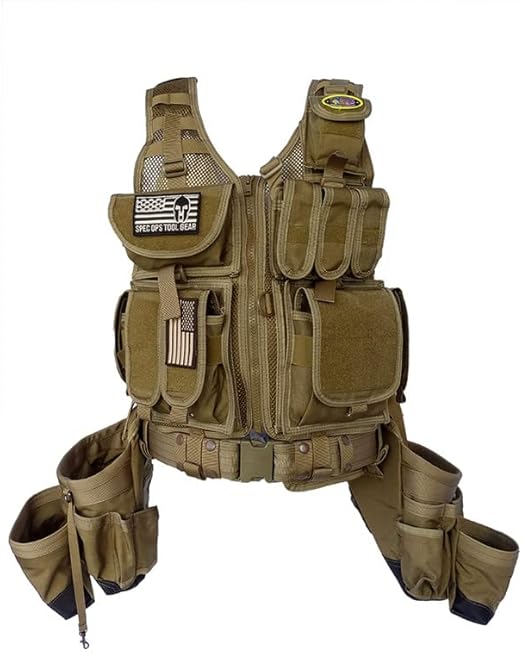Customizable SF-18 Charlie Tactical Vest Tool Belt