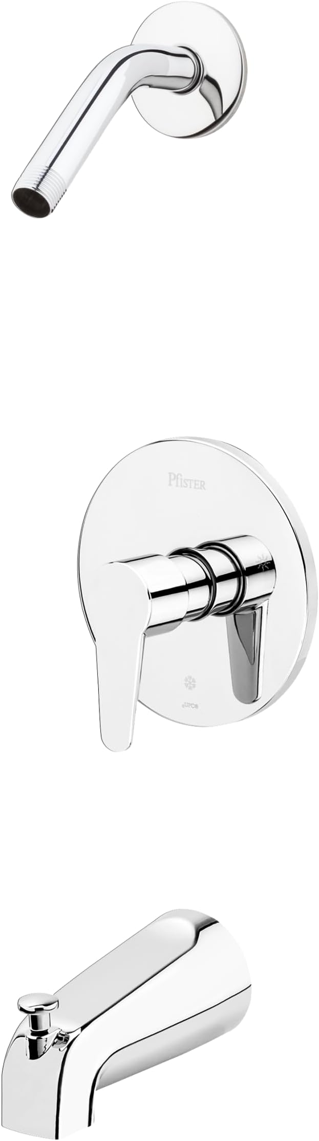Pfister Pfirst Modern Pressure Balanced Tub and Shower Trim Package