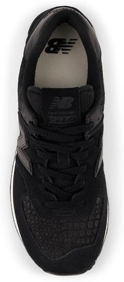 New Balance Womens 574 Black/Metallic (Size - 8)