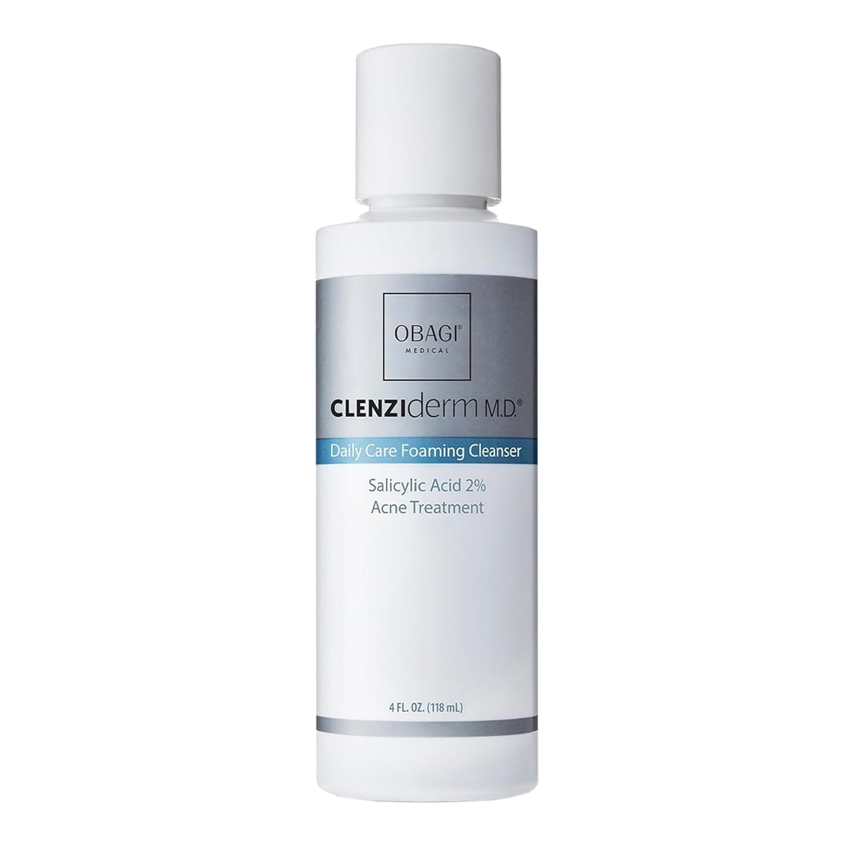 OBAGI CLENZIDERM M.D.® DAILY CARE FOAMING CLEANSER 2% Salicylic Acid (BHA)- 4 Oz.