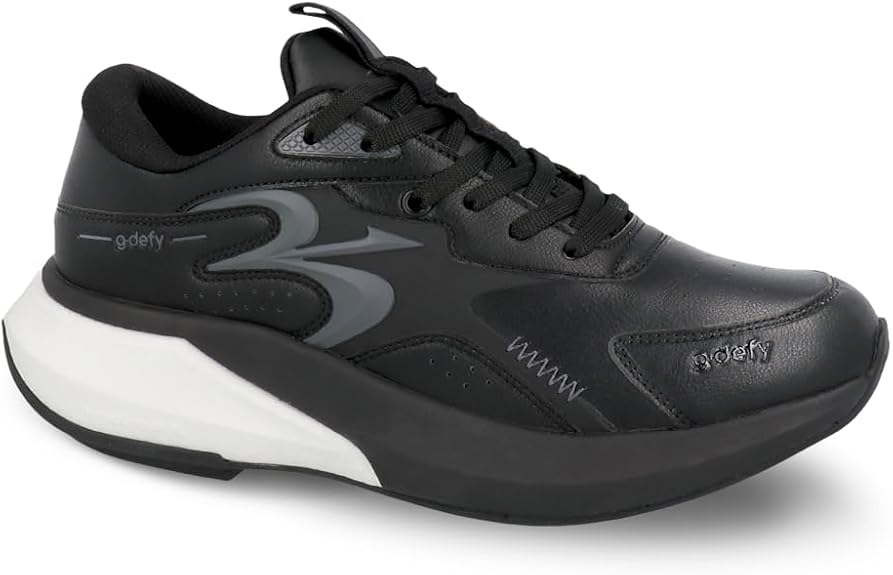 G-DEFY Zen Walk Women’s Shoe - Black/White - Size 8.5 Wide