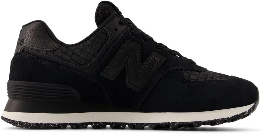 New Balance Womens 574 Black/Metallic (Size - 8)