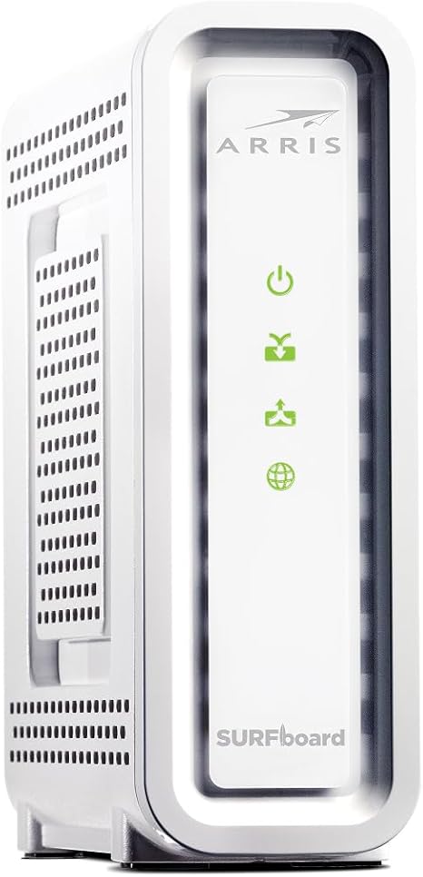 ARRIS (SB8200) - Cable Modem - Fast DOCSIS 3.1 32x8 Gigabit Cable Modem , Approved for Comcast Xfinity, Cox, Charter Spectrum, & more | 1 Gbps Max Internet Speed, 4 OFDM Channels