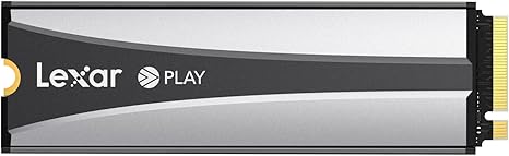 Lexar 4TB Play SSD with Heatsink PCle Gen 4x4 NVMe M.2 2280 Internal Solid State Drive, Up to 7400/6500 MB/s, Compatible with PS5, Gamers, Creators (LNMPLY8004T-RNNNU)