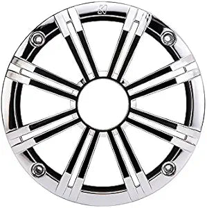 Kicker KM8GCR Marine Speaker Grille for KM84 Marine Coaxials, Chrome