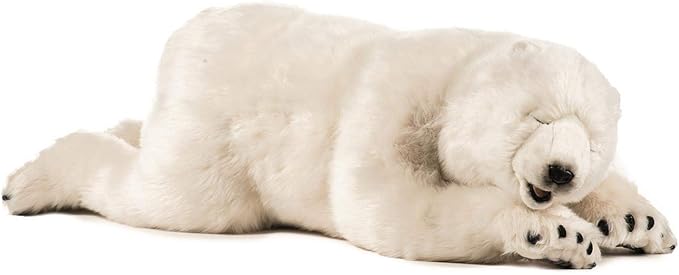 Hansa Sleeping Polar Cub Plush, Large