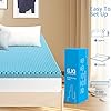 GJQ-4 Inch Egg Crate Memory Foam Mattress Topper TwinXL Size,Pressure Relief & Cooling Gel Infused Mattress Pad, Twin EggCrate Foam Pad for Support,Bed Topper,