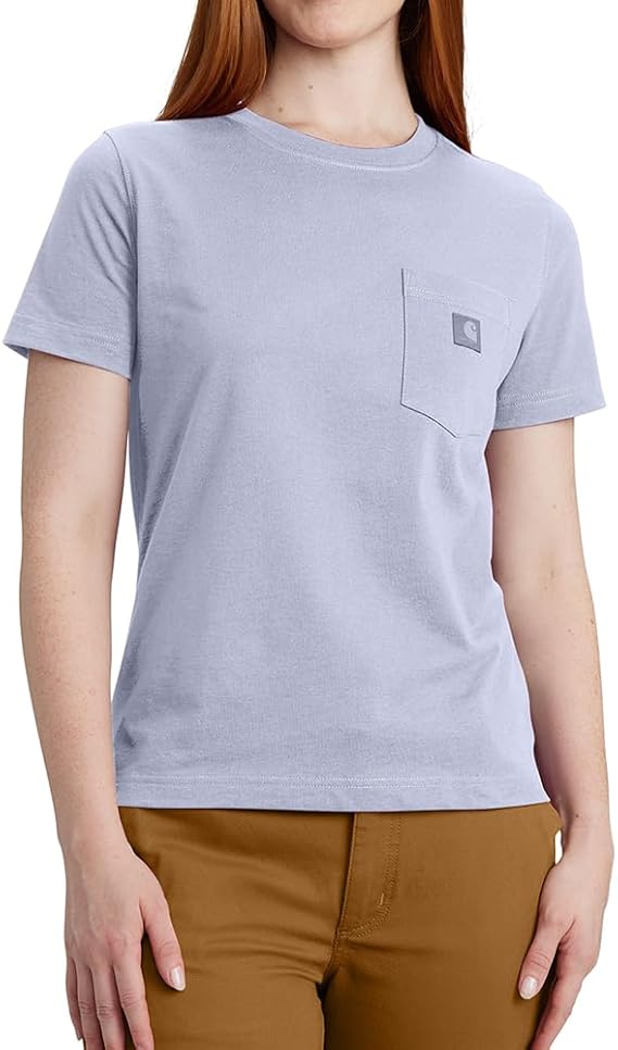 Carhartt Women's Relaxed Fit Lightweight Short Sleeve Pocket T-S Size XL