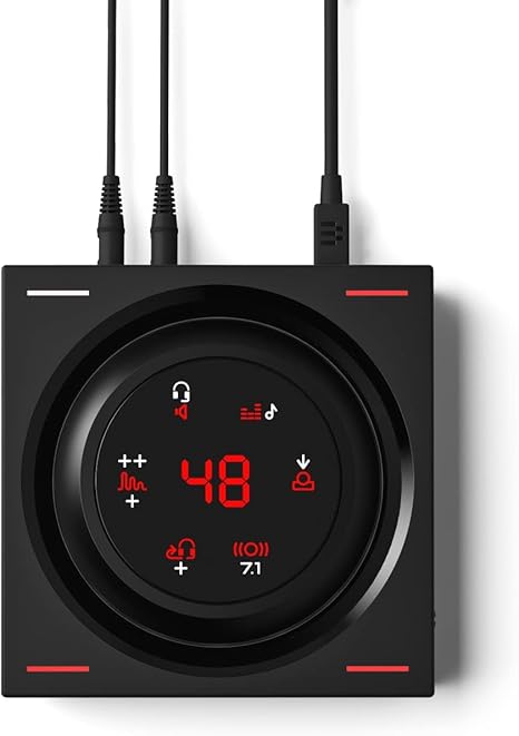 EPOS GSX 1000 2nd Edition Dac Amp Audio Amplifier/External USB Sound Card with 7.1 Surround Sound, Side Tone, Gaming DAC and EQ, Headphone Amp Compatible with Windows, Mac, Laptops and Desktops