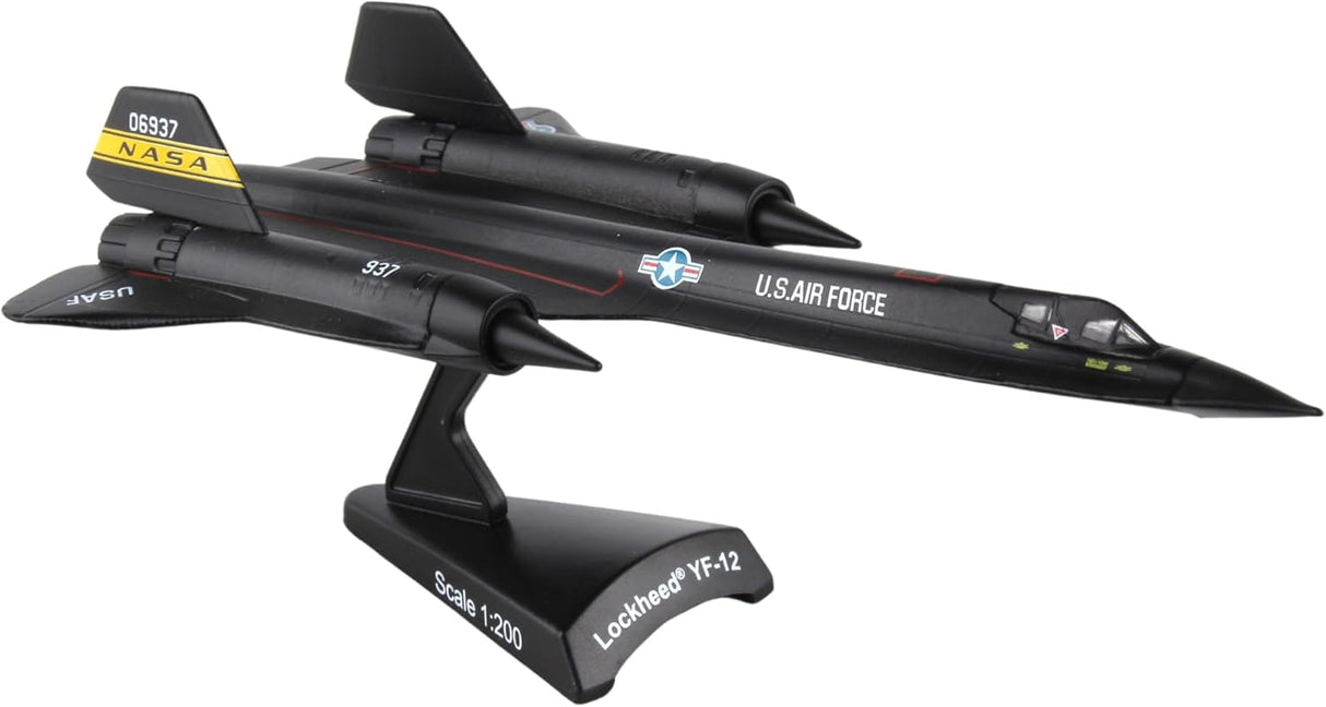Daron Postage Stamp NASA YF-12 (SR-71 Blackbird) (1:200) PS5389-1 Ages 14+