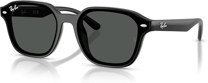 Ray-Ban RB4458D Sunglasses, Black/Dark Grey, 65 mm