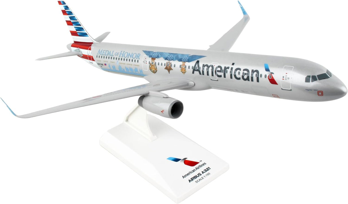 Daron SkyMarks American A321 1/150 "Medal of Honor (SKR1114) Ages 14+