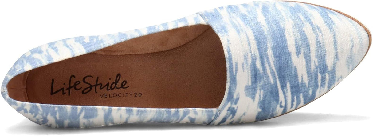LifeStride Bloom Slip on Shoes for Women - Blue - Size 7 W