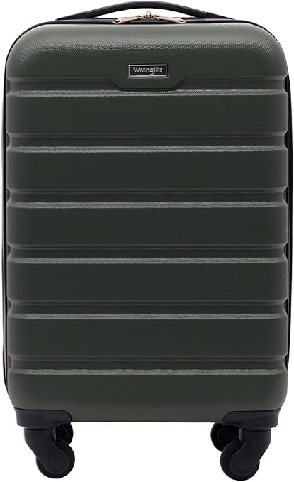 Wrangler 22" Hardside Spinner Carry-On Luggage- (Color: Deep Depth)