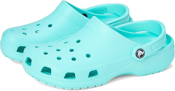 Adults turquoise Crocs Classic Clogs 11M