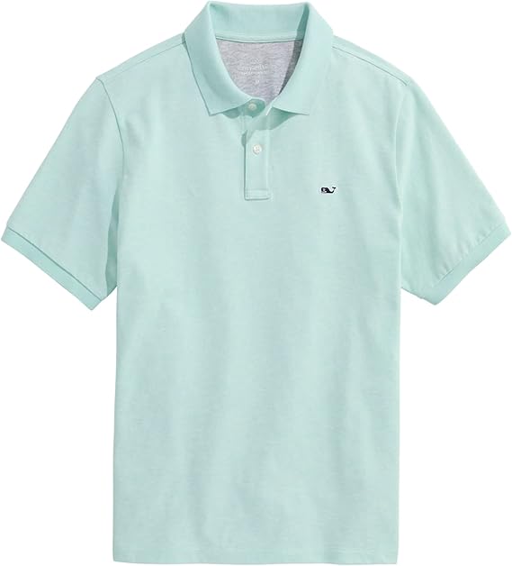 VINEYARD VINES | Men's Edgartown Pique Polo in Aqua Haze | XL