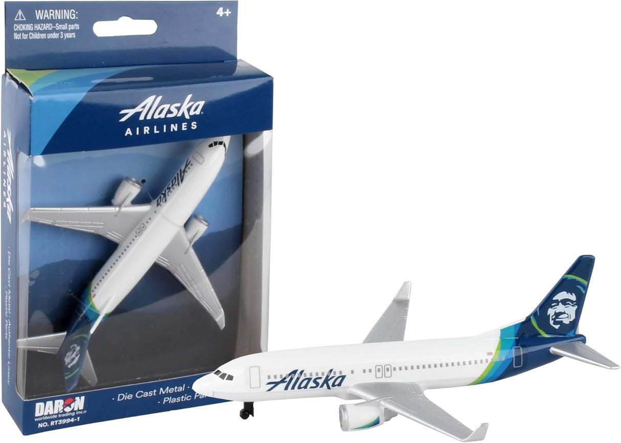 Daron Toy Airplane – Alaska Airlines