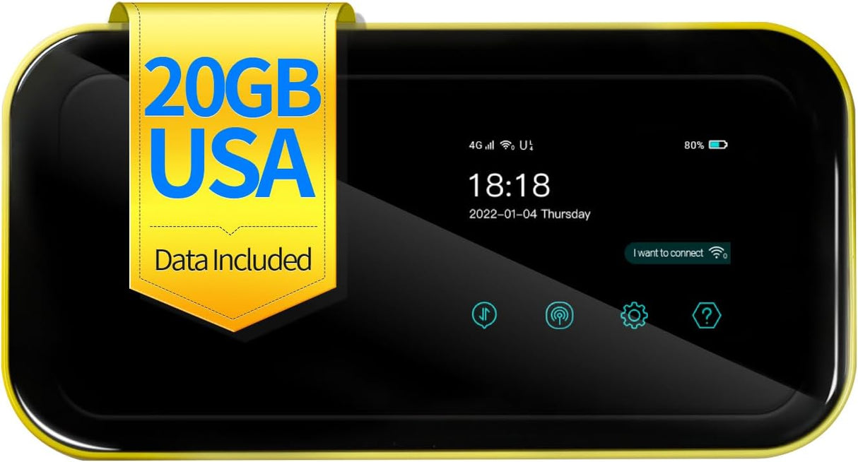 FREEBOT 4G LTE Mobile Hotspot Router