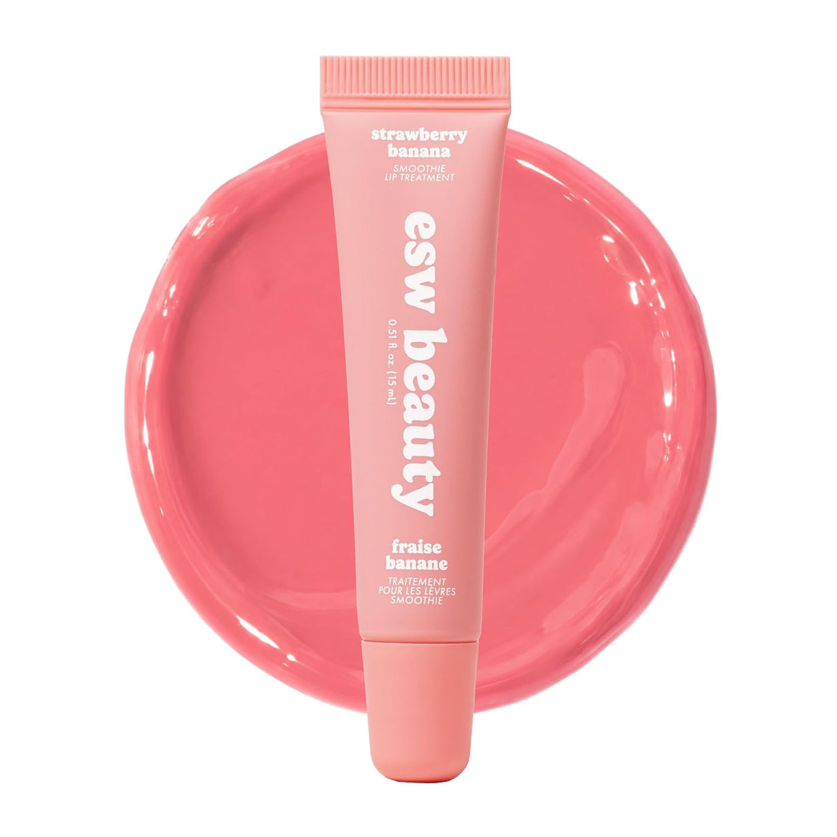 ESW BEAUTY Strawberry Banana Smoothie Lip Treatment - Soft Nude Pink