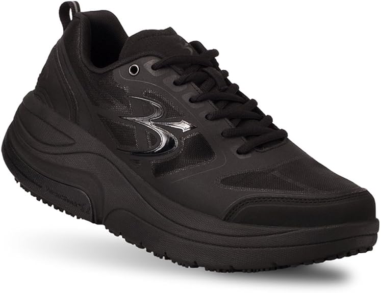 G-DEFY ION Men’s Orthopedic Walking Shoe - Black - Size 9.5 W