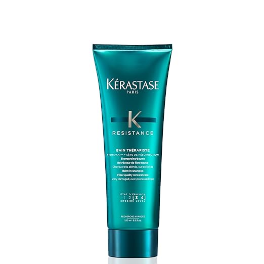 Kerastase Resistance Bain Therapist Balm-in -Shampoo Fiber Quality Renewal Care, 8.5 Ounce