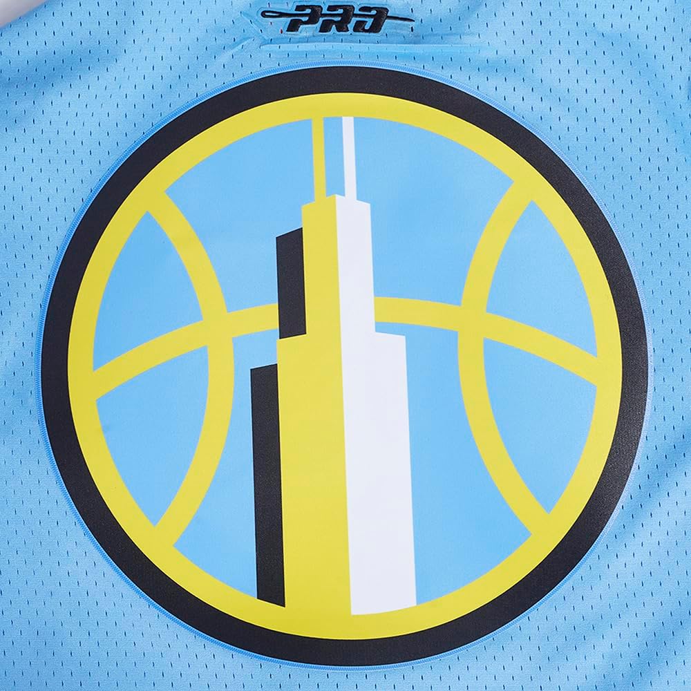 Mens WNBA Mesh Button Down Top CHICAGO SKY 2XL