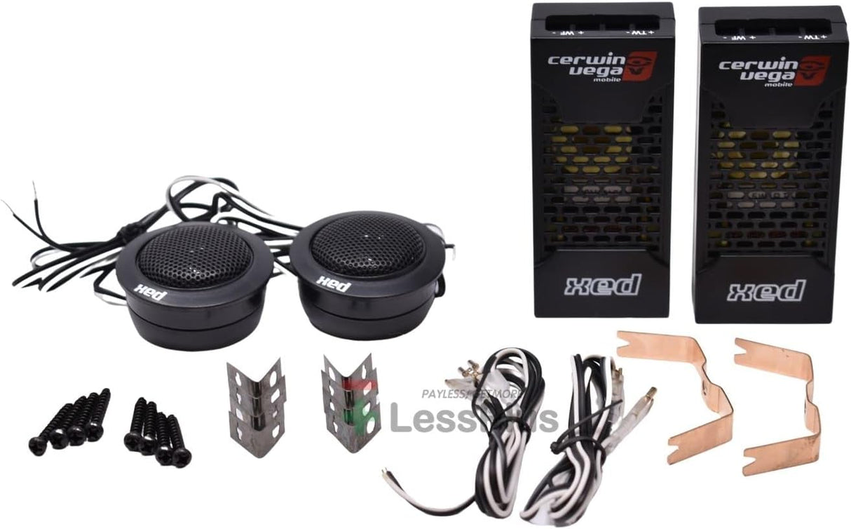 CERWIN-Vega! XED Series 2-Way Speakers – High-Performance Audio with 300W MAX Power (XED650C)