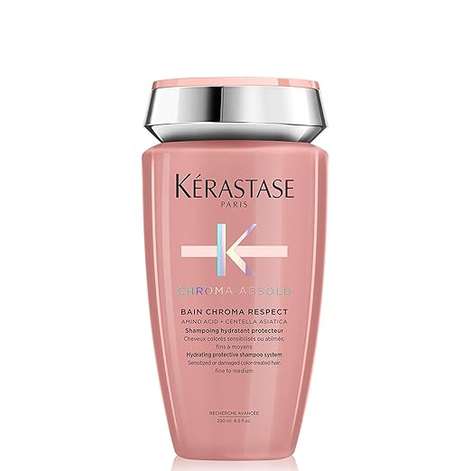 kerastase Chroma Absolute Chroma Respect Shampoo For Sensitized or Damaged Color-Treated Hair - Protects and Hydrates Fine To Medium Hair with Glycerin and Hyaluronic Acid