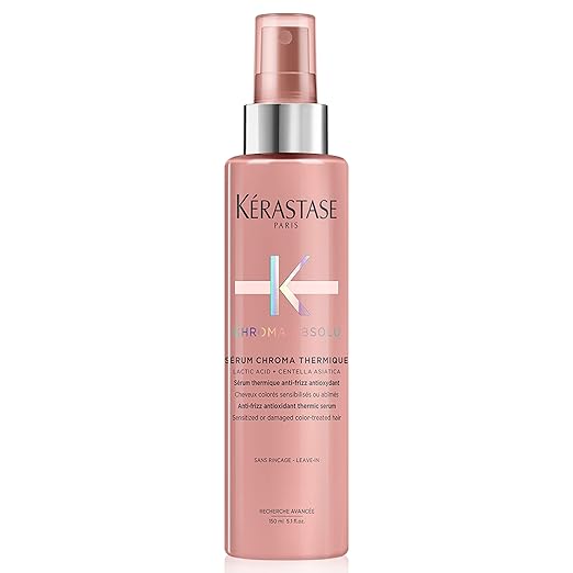 Kerastase Chroma Absolu Hair Serum For Color-Treated Hair - Moisturizes With Anti-Frizz and Heat Protection