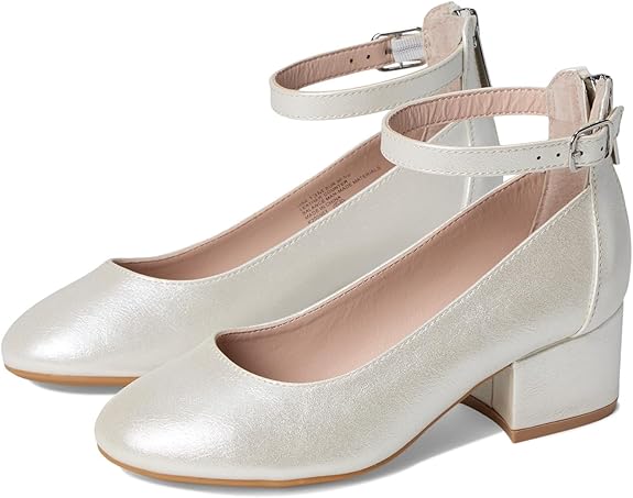 NINA Girl's Lennie (Little Big Kid) Ankle STAP Pump Size 4m