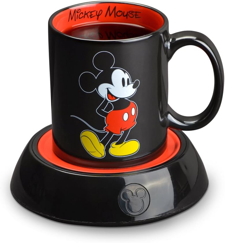 Disney Mickey Mouse Mug Warmer with 12 Oz Mug