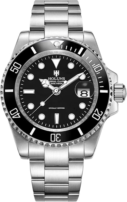 Holuns Luxury Men's GMT Automatic Watch