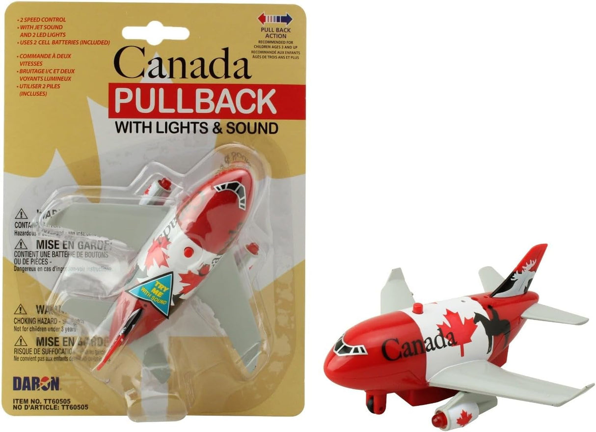 Daron Canada Pullback Plane with Light and Sound