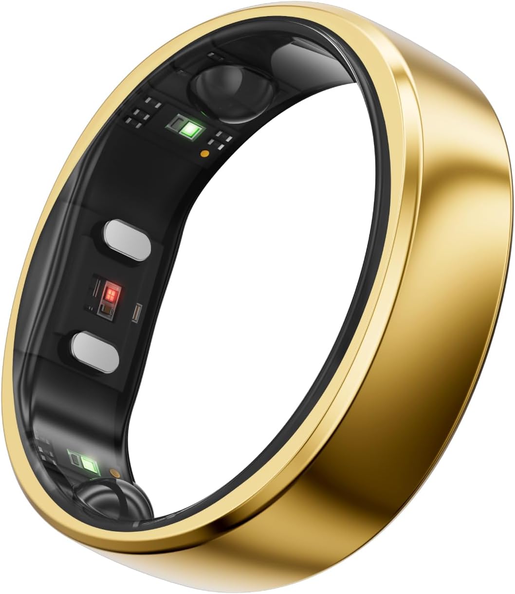RingConn Gen 2, World’s First Smart Ring Gold Size 8
