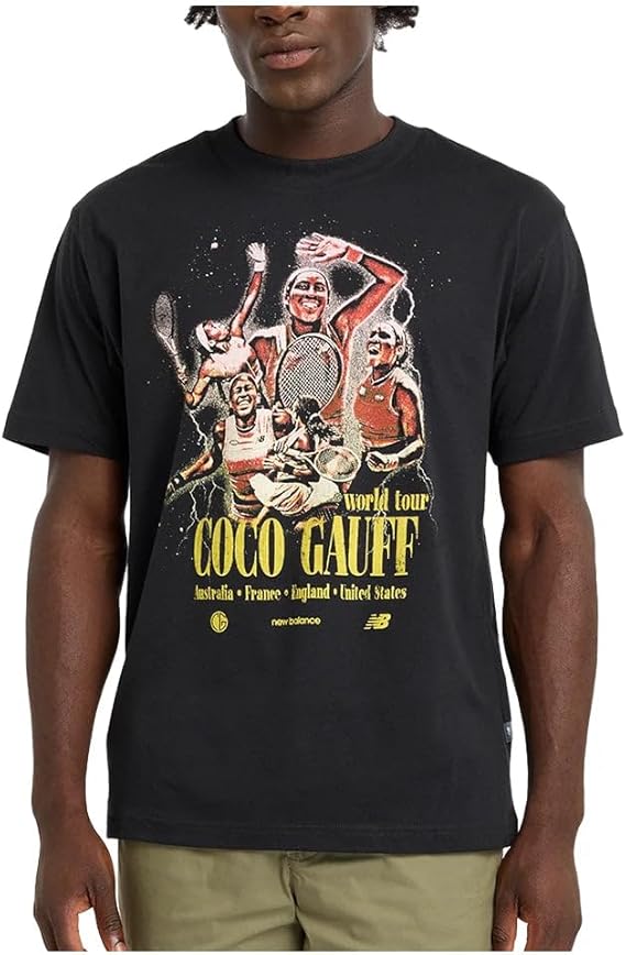 Coco Gauff World Tour Tennis T-Shirt Black Size: Small