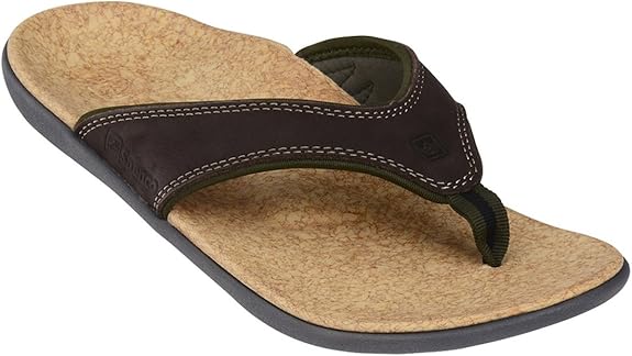 Spenco Men's Yumi Leather Sandal Size 10