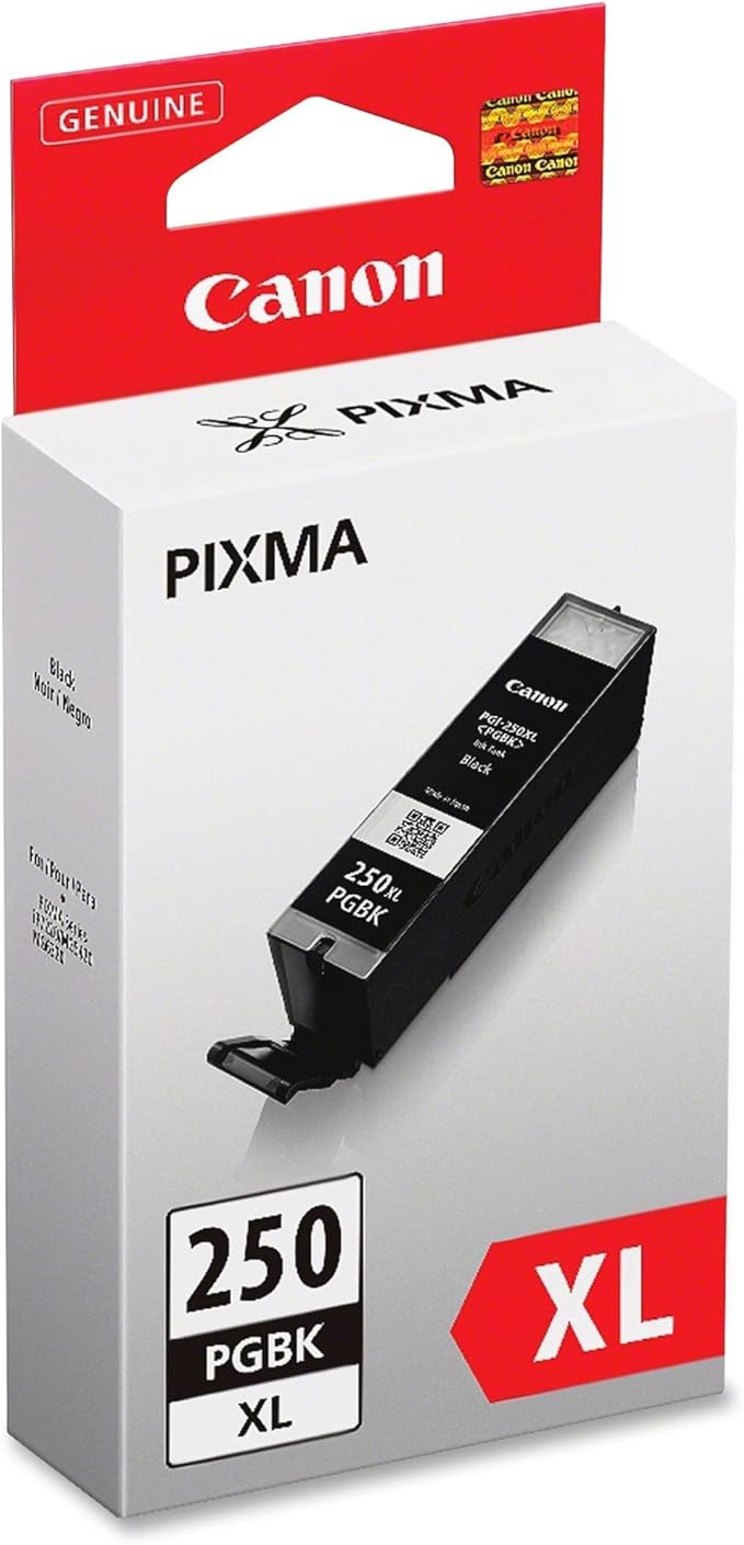 Canon PGI-250XL PGBK Compatible to iP7220,iX6820,MG5420,MG5520/MG6420,MG5620/MG6620,MX922/MX722,iP8720,MG6320,MG7120,MG7520 Printers