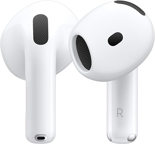 Apple AirPods 4 Wireless Earbuds, Bluetooth Headphones, with Active Noise Cancellation