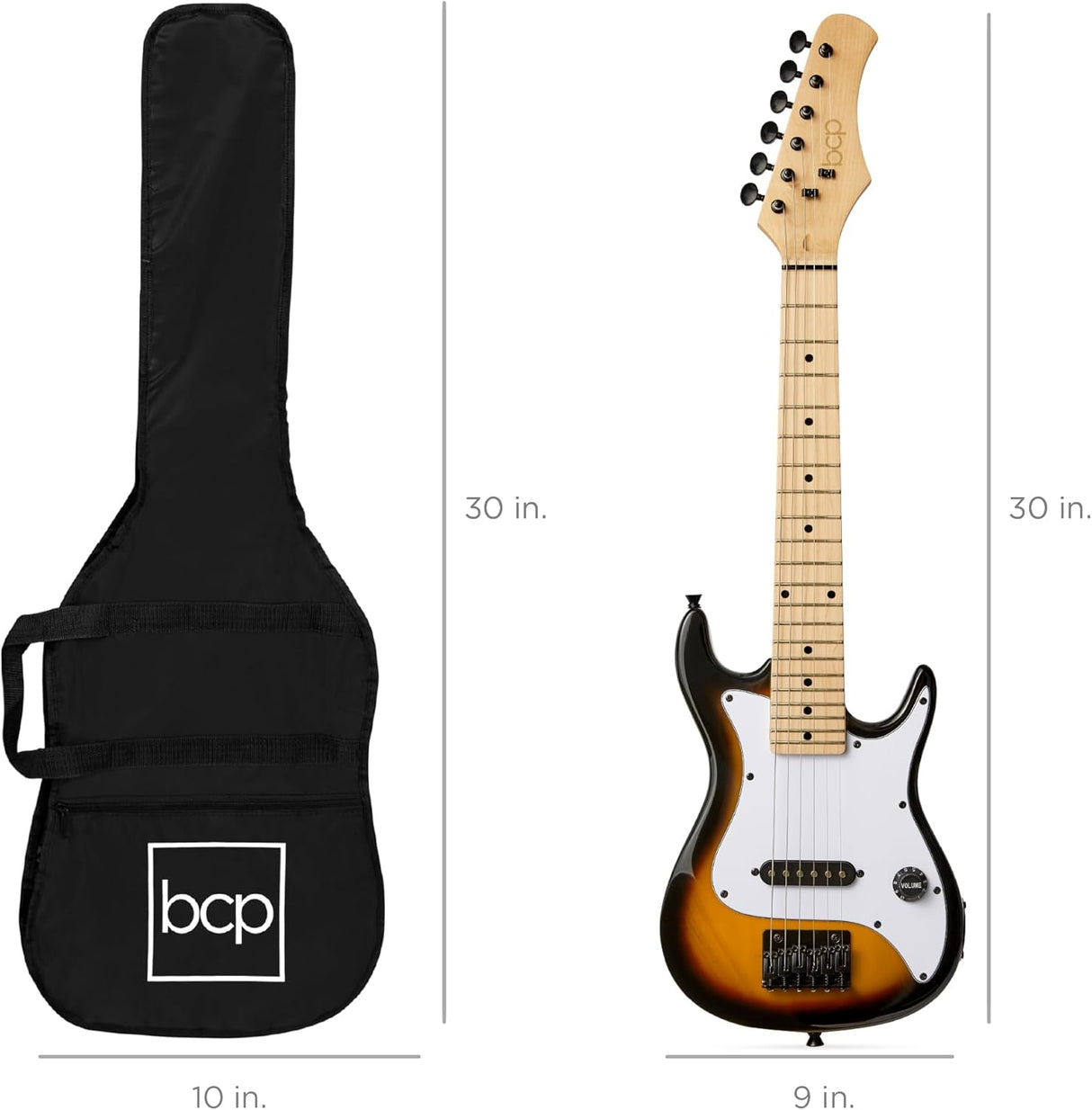 Best Choice Products - Kids Electric Guitar Beginner Starter Kit w/ 5W Amplifier - 30" Length - Sunburst
