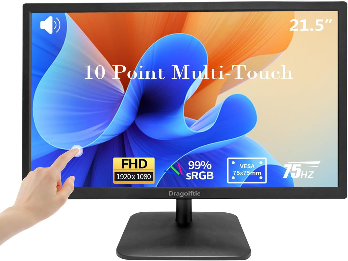 21.5 Inch Touchscreen Monitor FHD 1920x1080P