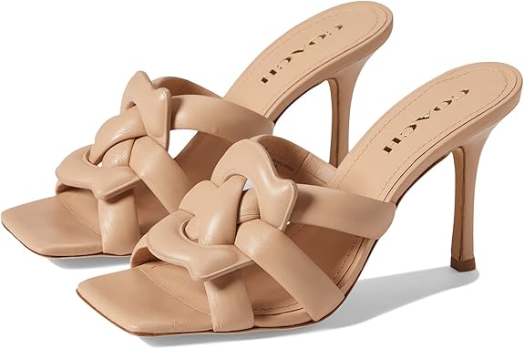 Coach Women's Kellie Leather Sandal Pump Size 9