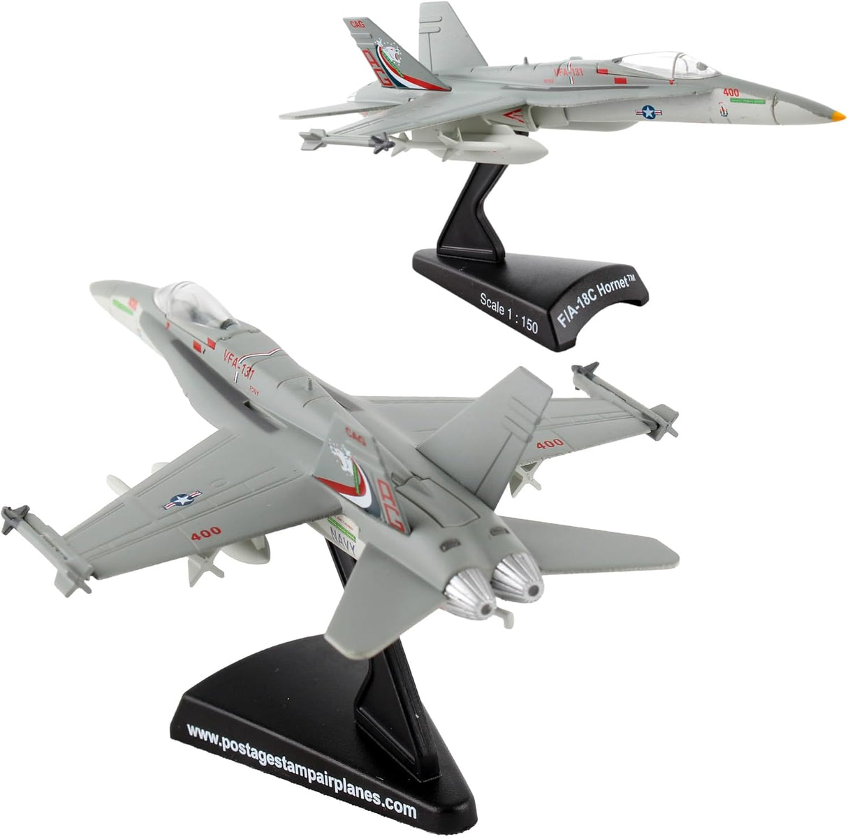 Daron Worldwide Trading F/A-18C VFA131 Wildcats Vehicle,Silver Ages 14+